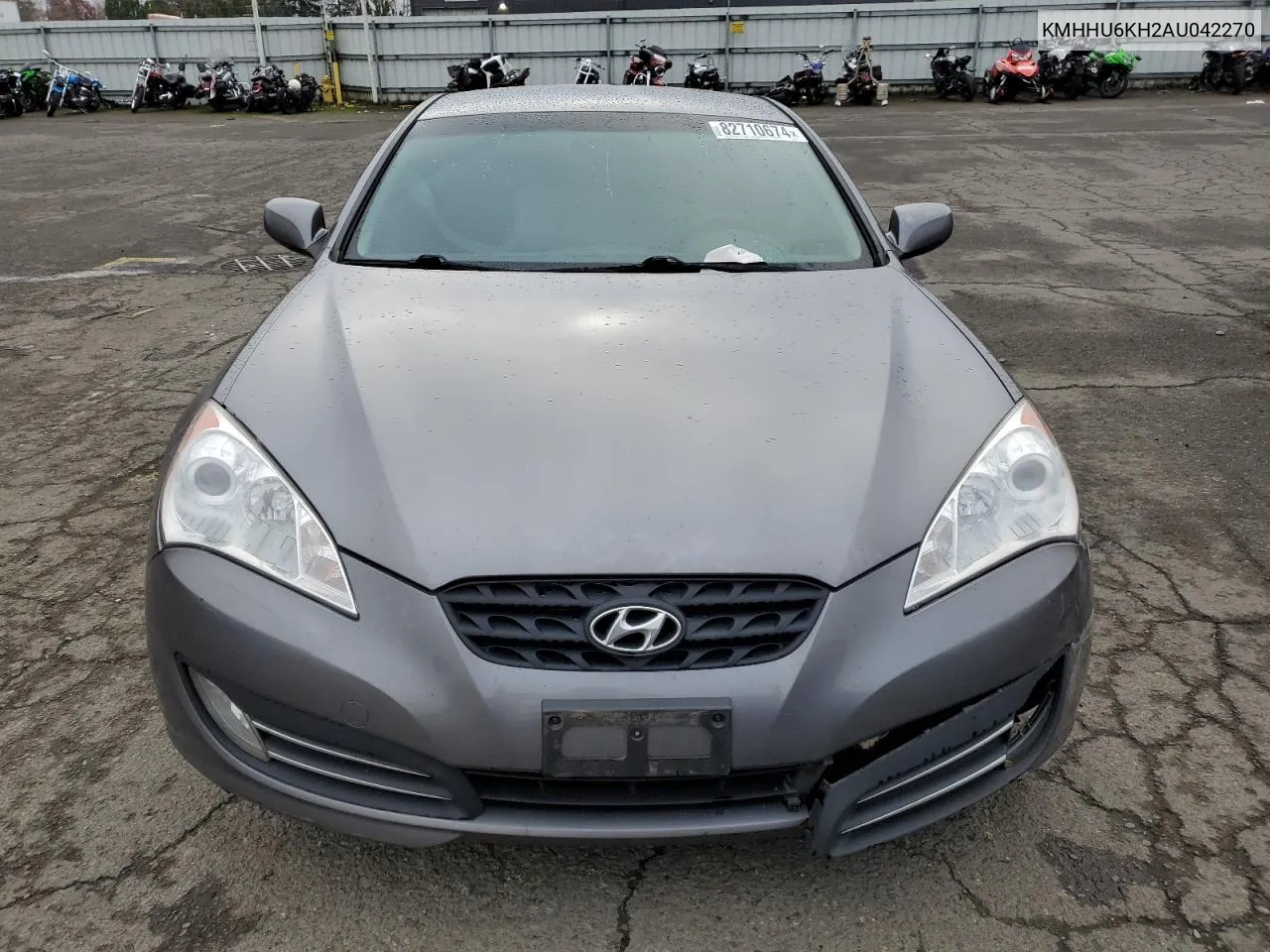 2010 Hyundai Genesis Coupe 3.8L VIN: KMHHU6KH2AU042270 Lot: 82710674