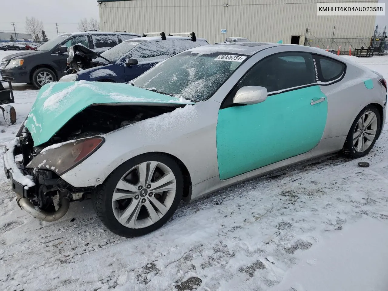 2010 Hyundai Genesis Coupe 2.0T VIN: KMHHT6KD4AU023588 Lot: 86835754