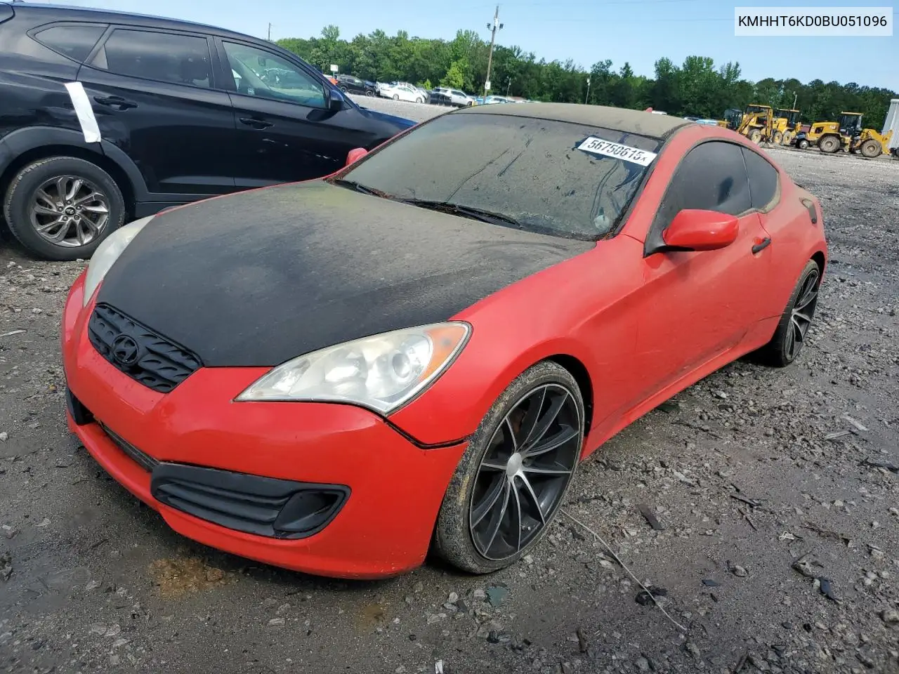 2011 Hyundai Genesis Coupe 2.0T VIN: KMHHT6KD0BU051096 Lot: 56750615