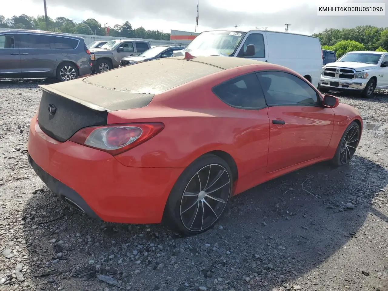2011 Hyundai Genesis Coupe 2.0T VIN: KMHHT6KD0BU051096 Lot: 56750615