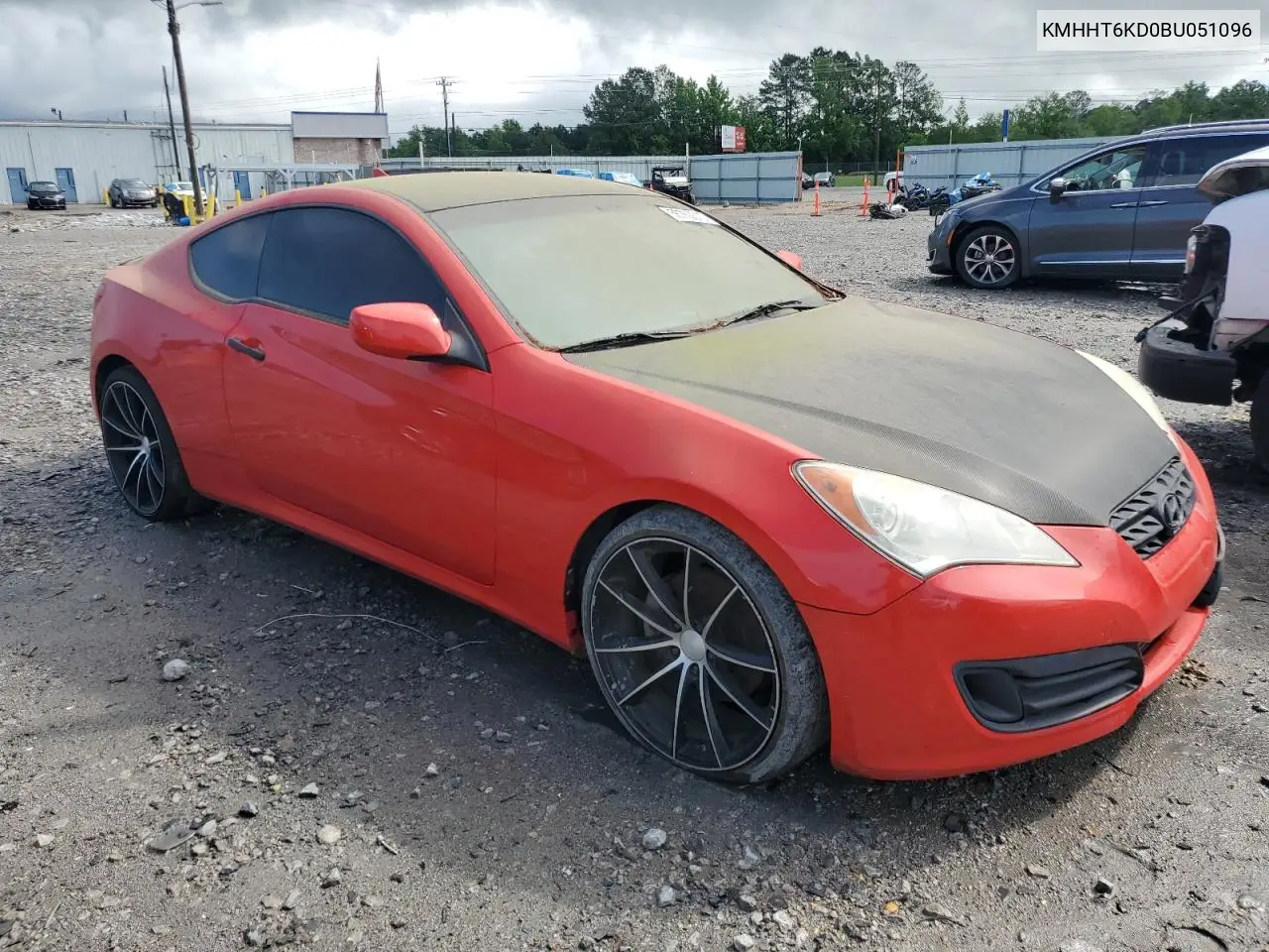 2011 Hyundai Genesis Coupe 2.0T VIN: KMHHT6KD0BU051096 Lot: 56750615