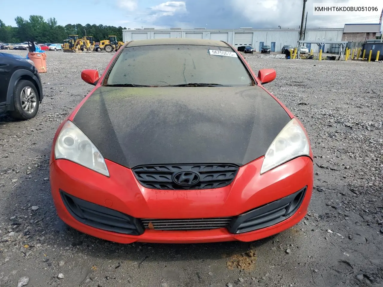 2011 Hyundai Genesis Coupe 2.0T VIN: KMHHT6KD0BU051096 Lot: 56750615