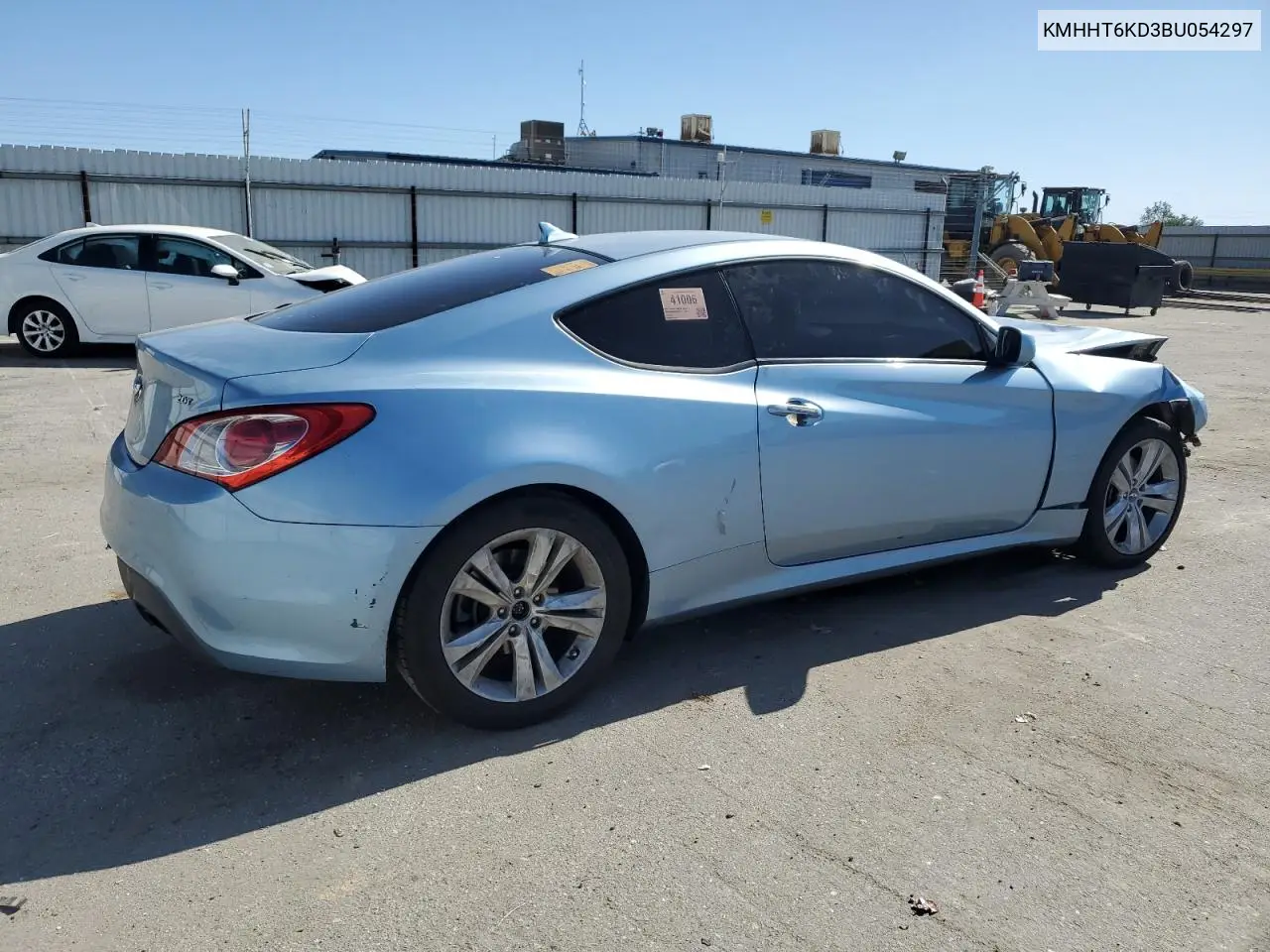 2011 Hyundai Genesis Coupe 2.0T VIN: KMHHT6KD3BU054297 Lot: 56936175