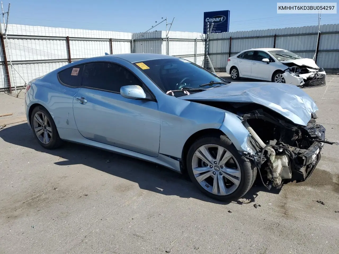 2011 Hyundai Genesis Coupe 2.0T VIN: KMHHT6KD3BU054297 Lot: 56936175