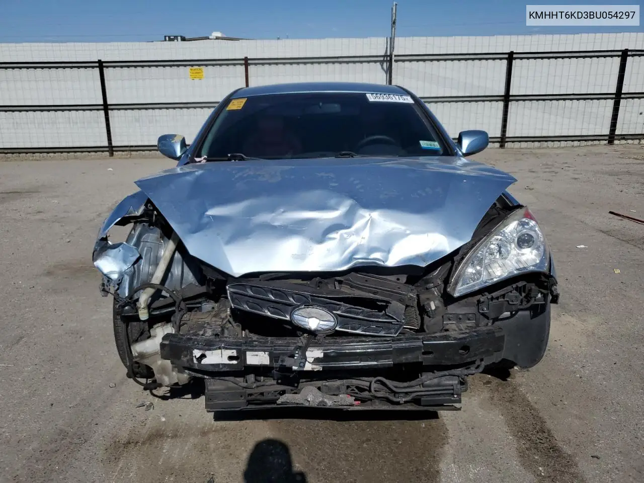 2011 Hyundai Genesis Coupe 2.0T VIN: KMHHT6KD3BU054297 Lot: 56936175