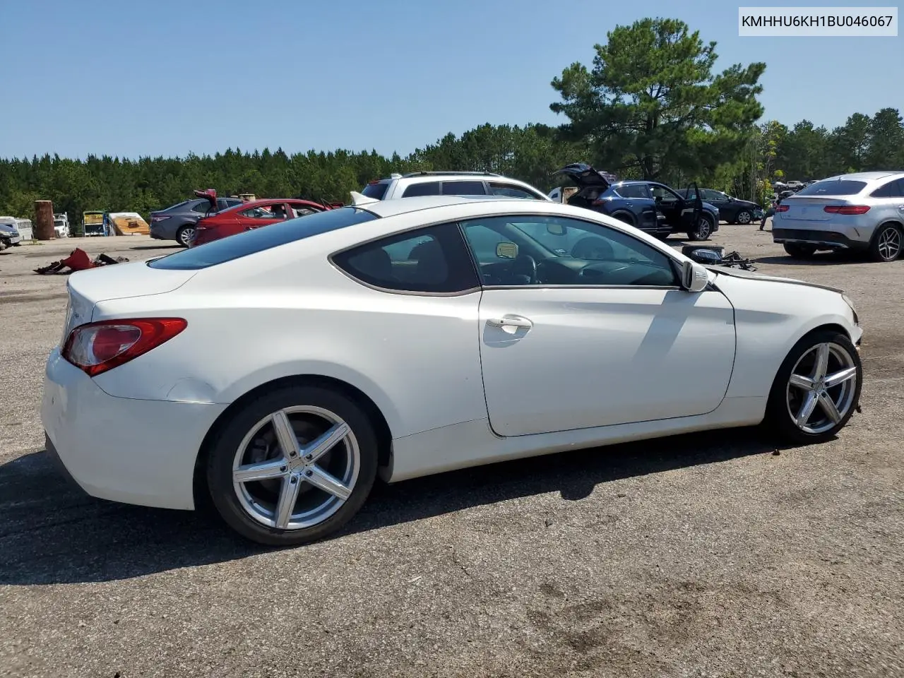 2011 Hyundai Genesis Coupe 3.8L VIN: KMHHU6KH1BU046067 Lot: 59971215