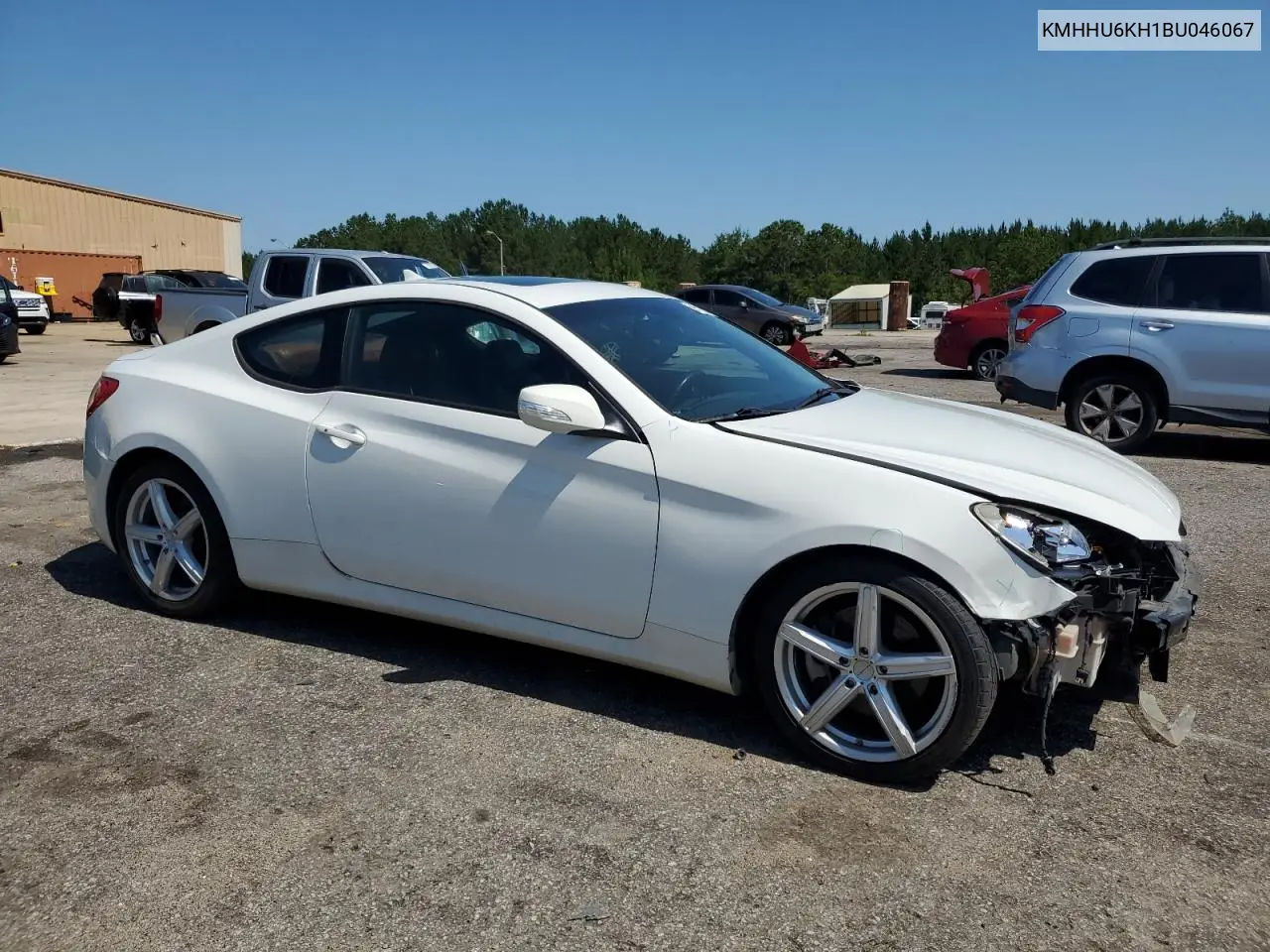 2011 Hyundai Genesis Coupe 3.8L VIN: KMHHU6KH1BU046067 Lot: 59971215