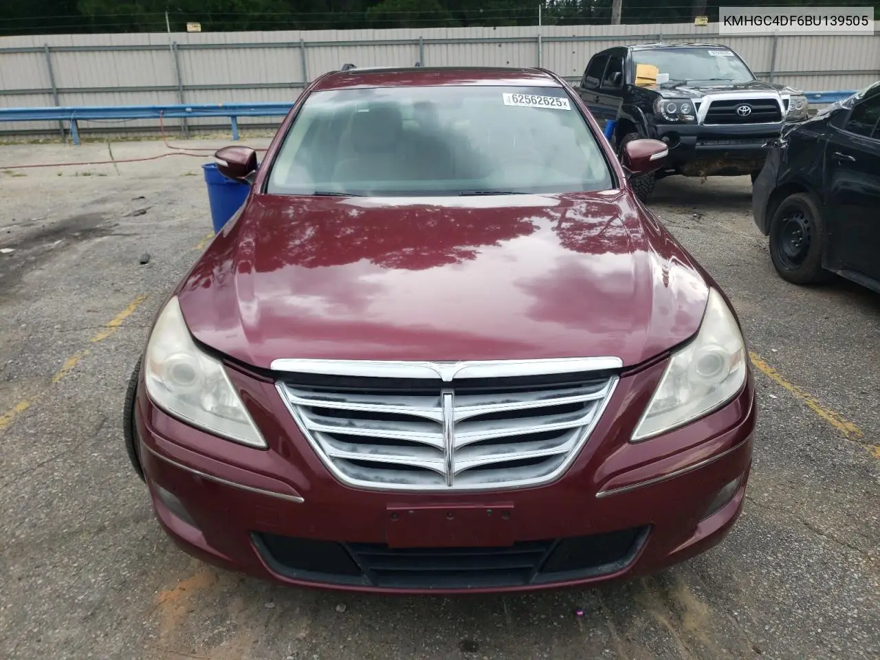 2011 Hyundai Genesis 4.6L VIN: KMHGC4DF6BU139505 Lot: 62562625