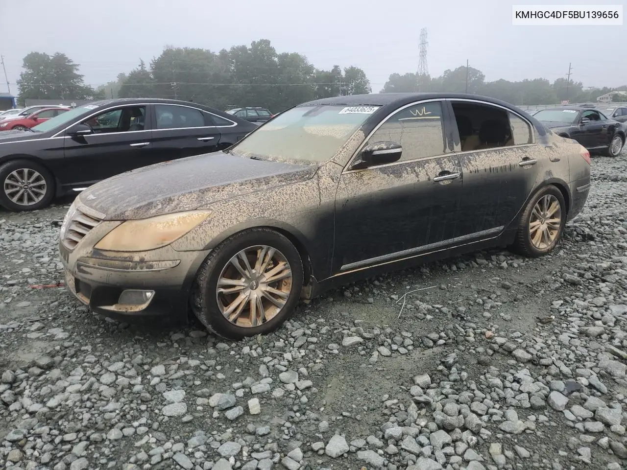 2011 Hyundai Genesis 4.6L VIN: KMHGC4DF5BU139656 Lot: 64033625