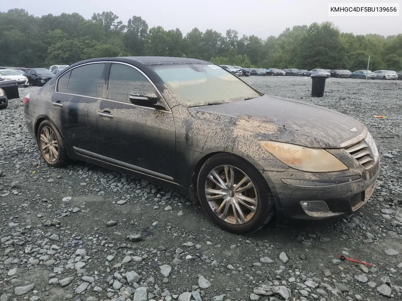 2011 Hyundai Genesis 4.6L VIN: KMHGC4DF5BU139656 Lot: 64033625