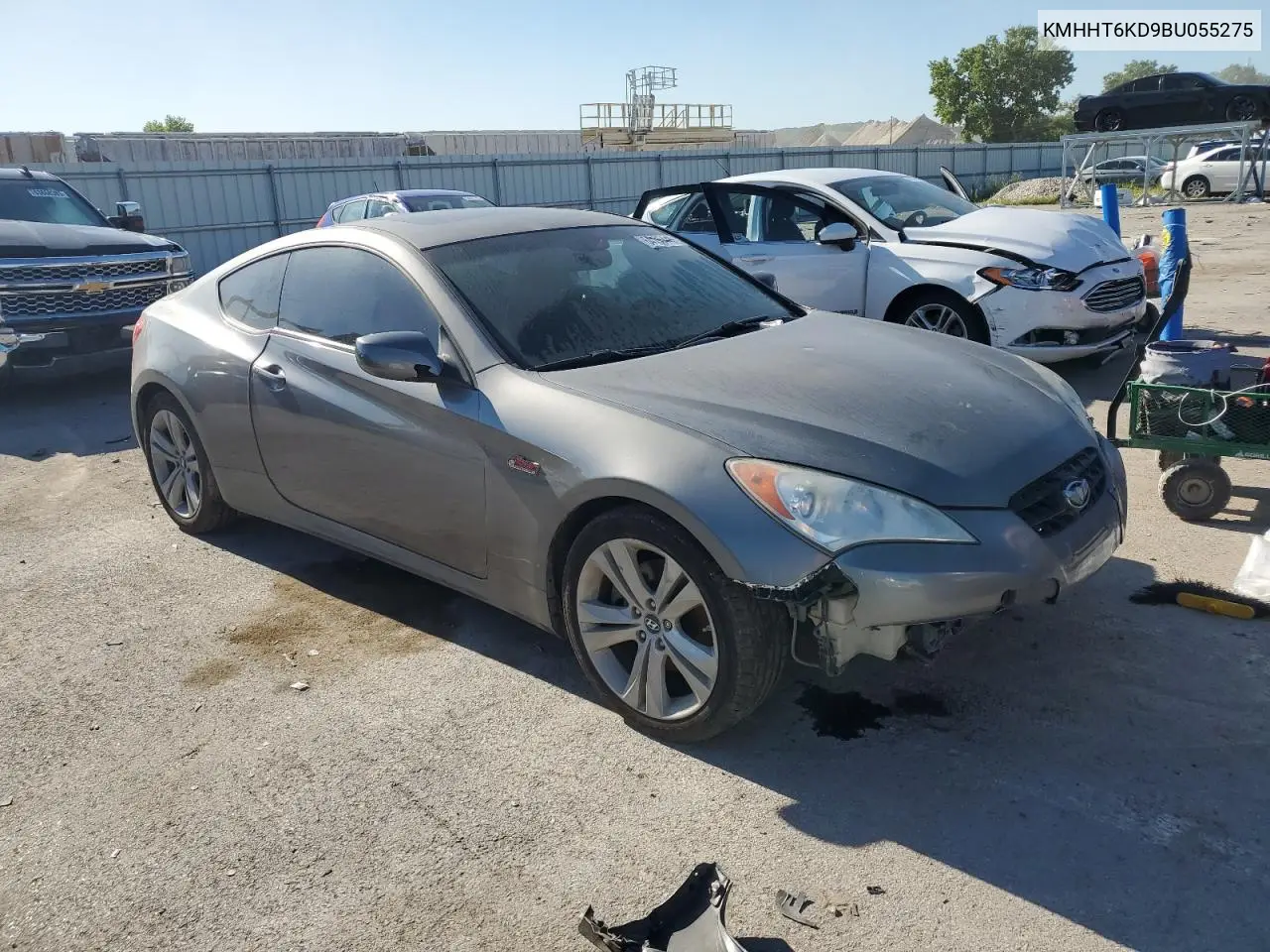 2011 Hyundai Genesis Coupe 2.0T VIN: KMHHT6KD9BU055275 Lot: 64195445