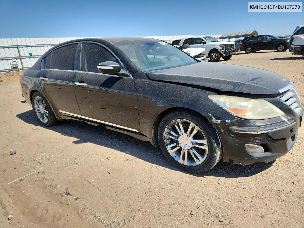 2011 Hyundai Genesis 4.6L VIN: KMHGC4DF4BU127370 Lot: 64411415