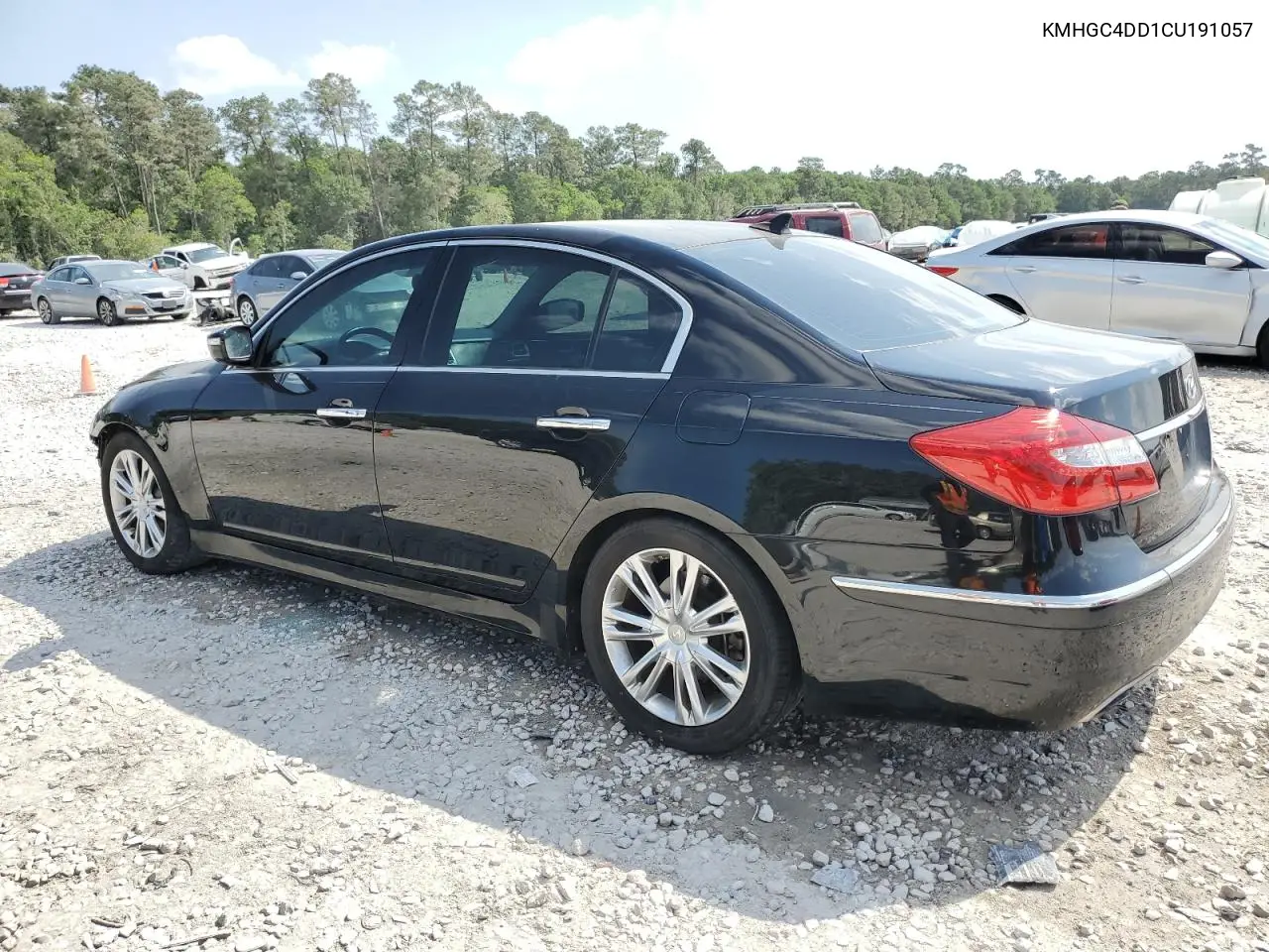 2012 Hyundai Genesis 3.8L VIN: KMHGC4DD1CU191057 Lot: 52620085