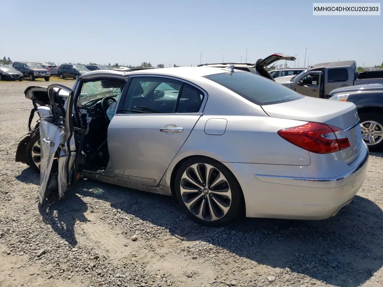 2012 Hyundai Genesis 5.0L VIN: KMHGC4DHXCU202303 Lot: 54987435