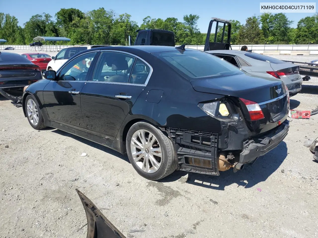 2012 Hyundai Genesis 3.8L VIN: KMHGC4DD4CU171109 Lot: 55910085