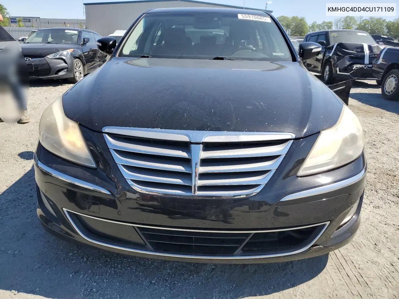 2012 Hyundai Genesis 3.8L VIN: KMHGC4DD4CU171109 Lot: 55910085