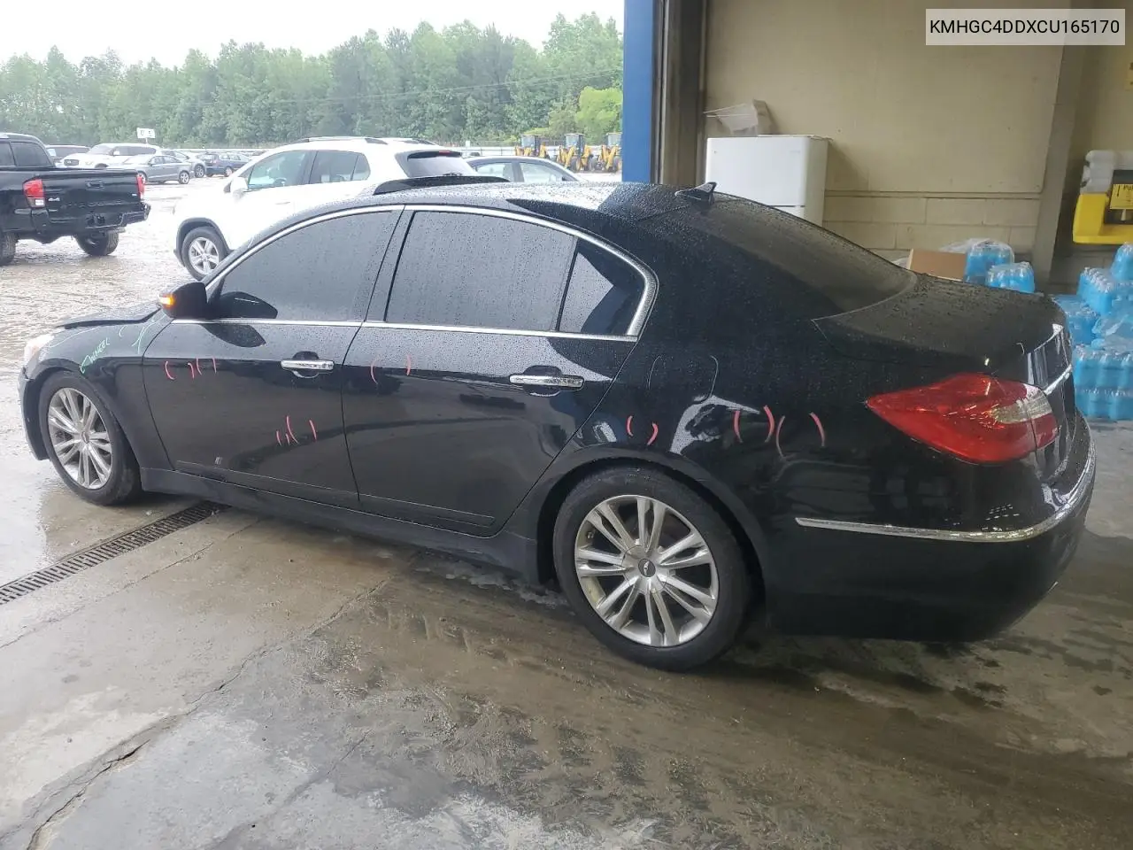 2012 Hyundai Genesis 3.8L VIN: KMHGC4DDXCU165170 Lot: 56313795