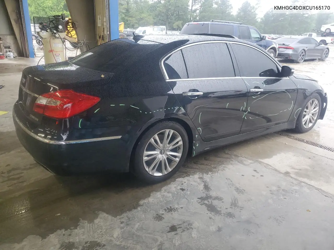 2012 Hyundai Genesis 3.8L VIN: KMHGC4DDXCU165170 Lot: 56313795