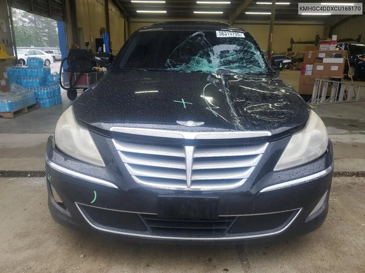 2012 Hyundai Genesis 3.8L VIN: KMHGC4DDXCU165170 Lot: 56313795