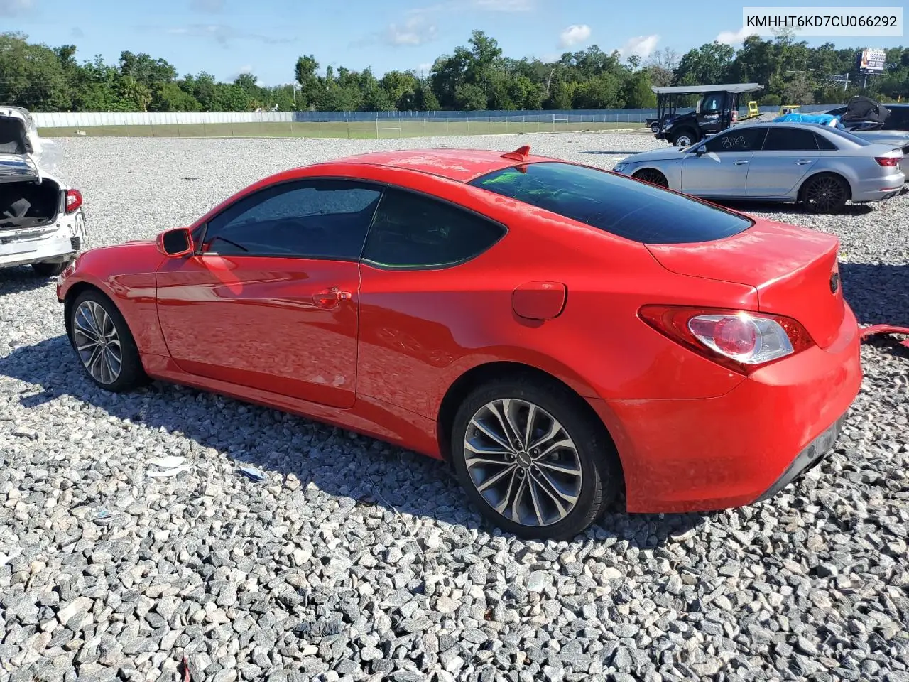 2012 Hyundai Genesis Coupe 2.0T VIN: KMHHT6KD7CU066292 Lot: 56502995