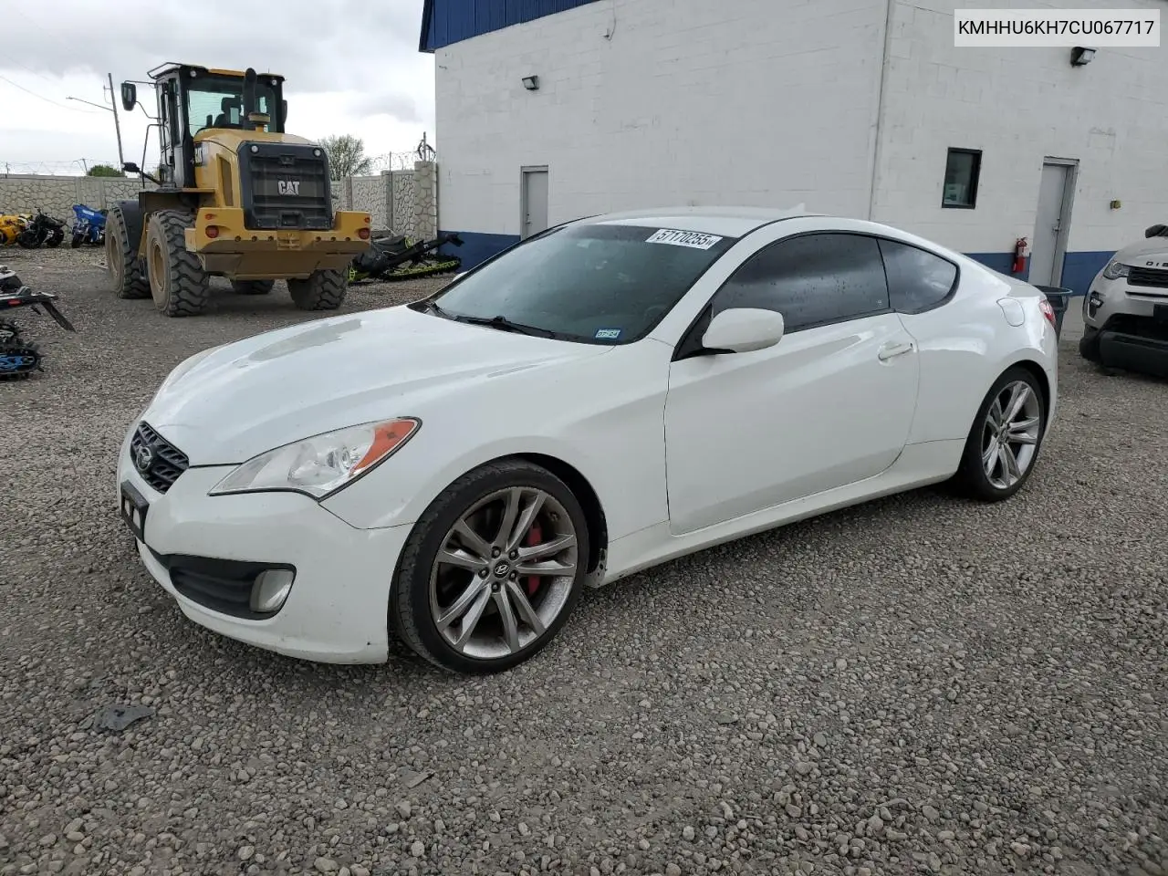 2012 Hyundai Genesis Coupe 3.8L VIN: KMHHU6KH7CU067717 Lot: 57170255