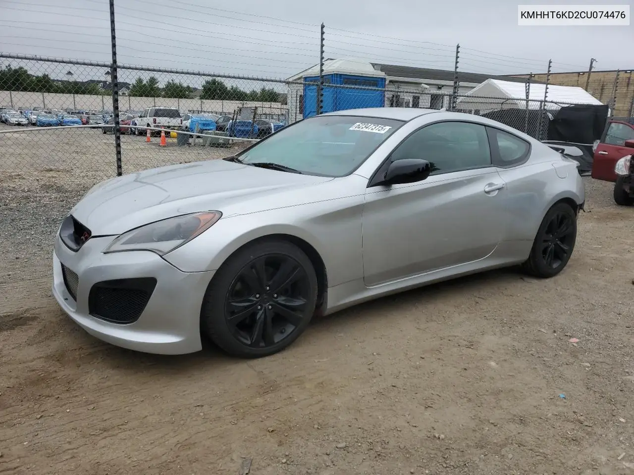 2012 Hyundai Genesis Coupe 2.0T VIN: KMHHT6KD2CU074476 Lot: 62347315