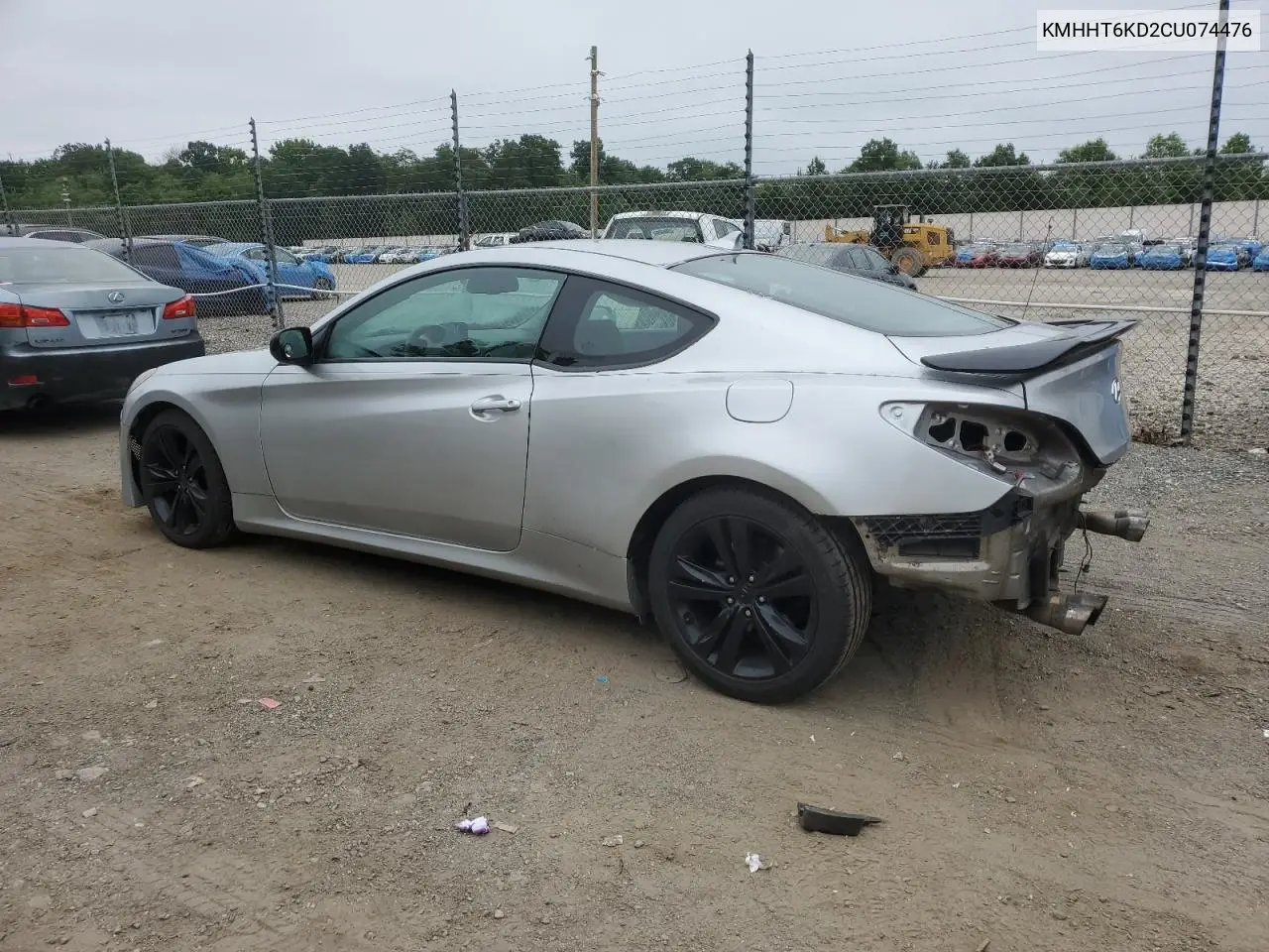2012 Hyundai Genesis Coupe 2.0T VIN: KMHHT6KD2CU074476 Lot: 62347315