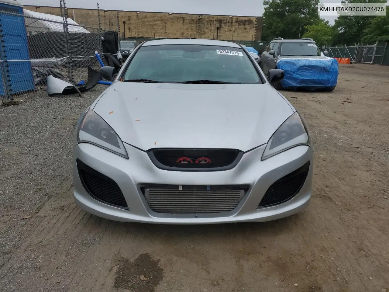 2012 Hyundai Genesis Coupe 2.0T VIN: KMHHT6KD2CU074476 Lot: 62347315