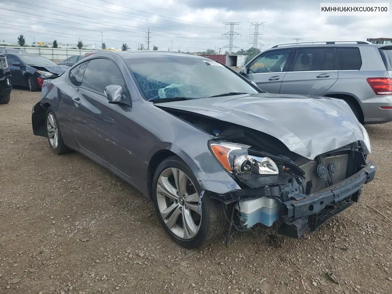 2012 Hyundai Genesis Coupe 3.8L VIN: KMHHU6KHXCU067100 Lot: 62565945