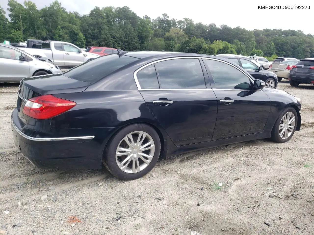 2012 Hyundai Genesis 3.8L VIN: KMHGC4DD6CU192270 Lot: 63820135