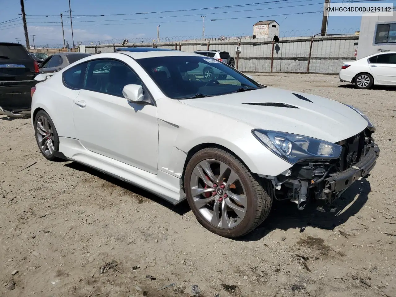 2013 Hyundai Genesis 3.8L VIN: KMHGC4DD0DU219142 Lot: 57229015