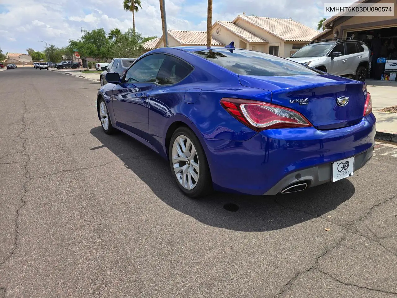 2013 Hyundai Genesis Coupe 2.0T VIN: KMHHT6KD3DU090574 Lot: 57272205