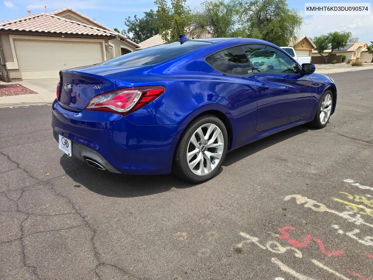 2013 Hyundai Genesis Coupe 2.0T VIN: KMHHT6KD3DU090574 Lot: 57272205