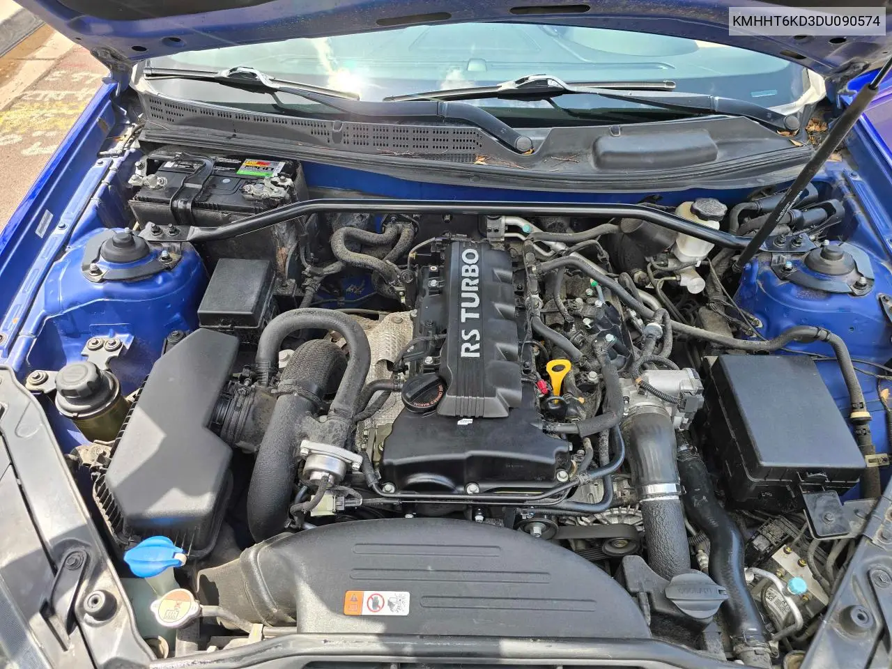 2013 Hyundai Genesis Coupe 2.0T VIN: KMHHT6KD3DU090574 Lot: 57272205