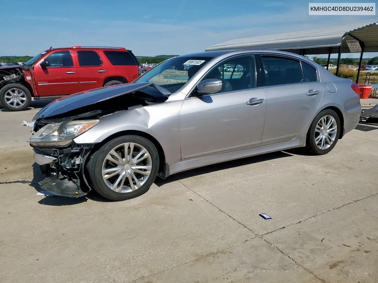 2013 Hyundai Genesis 3.8L VIN: KMHGC4DD8DU239462 Lot: 58661505