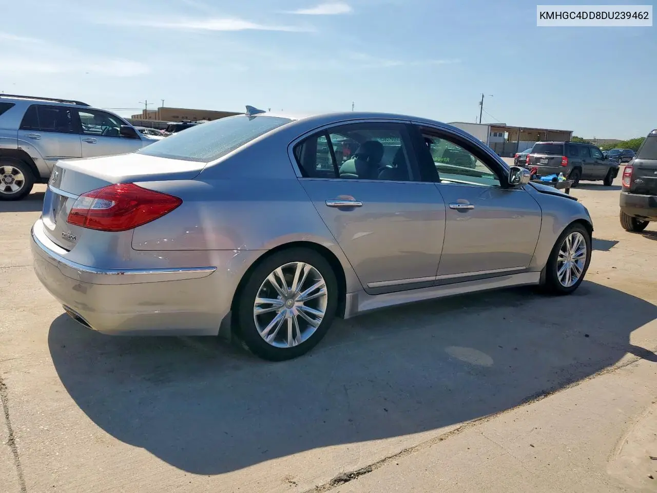 2013 Hyundai Genesis 3.8L VIN: KMHGC4DD8DU239462 Lot: 58661505