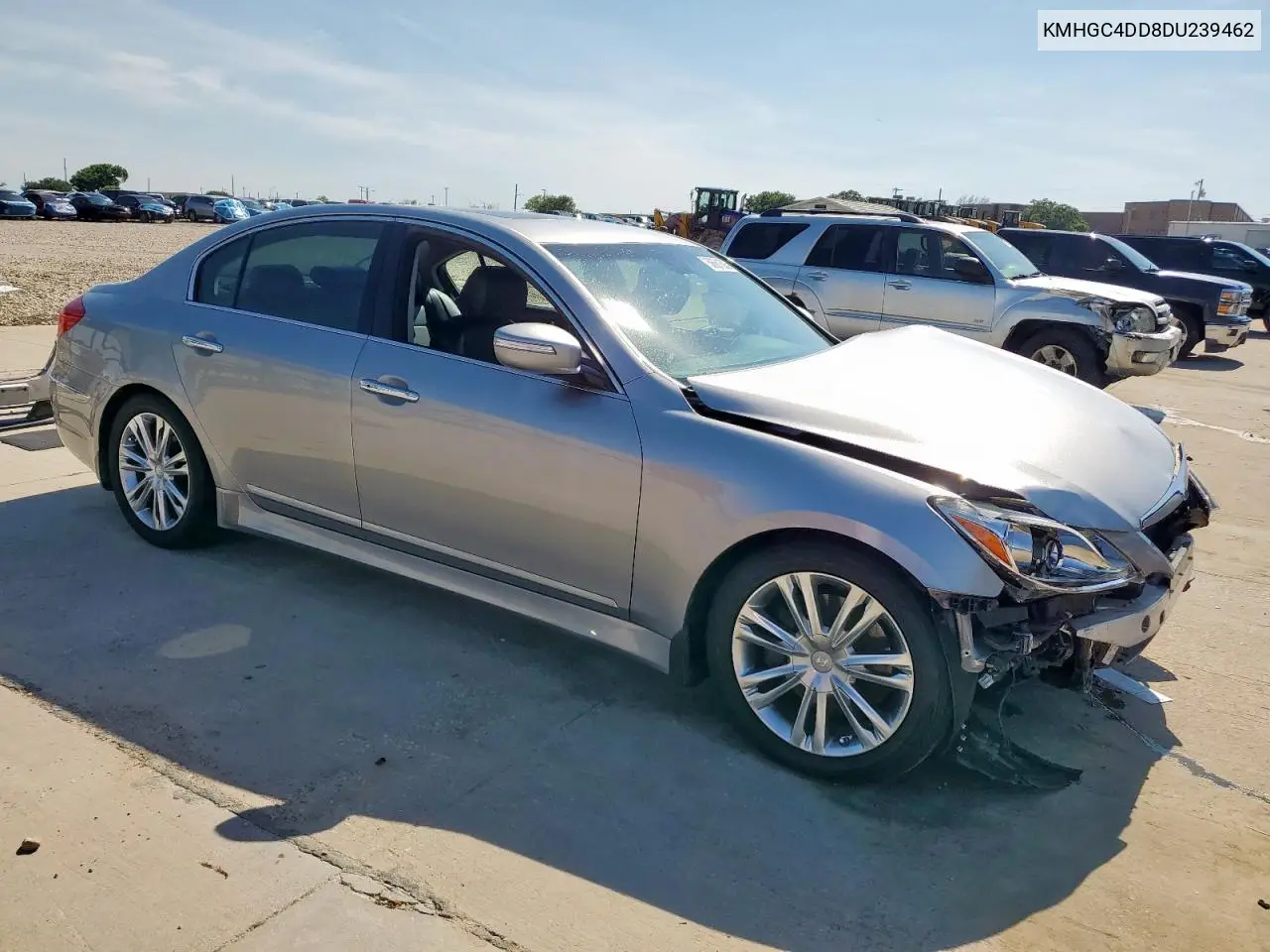 2013 Hyundai Genesis 3.8L VIN: KMHGC4DD8DU239462 Lot: 58661505