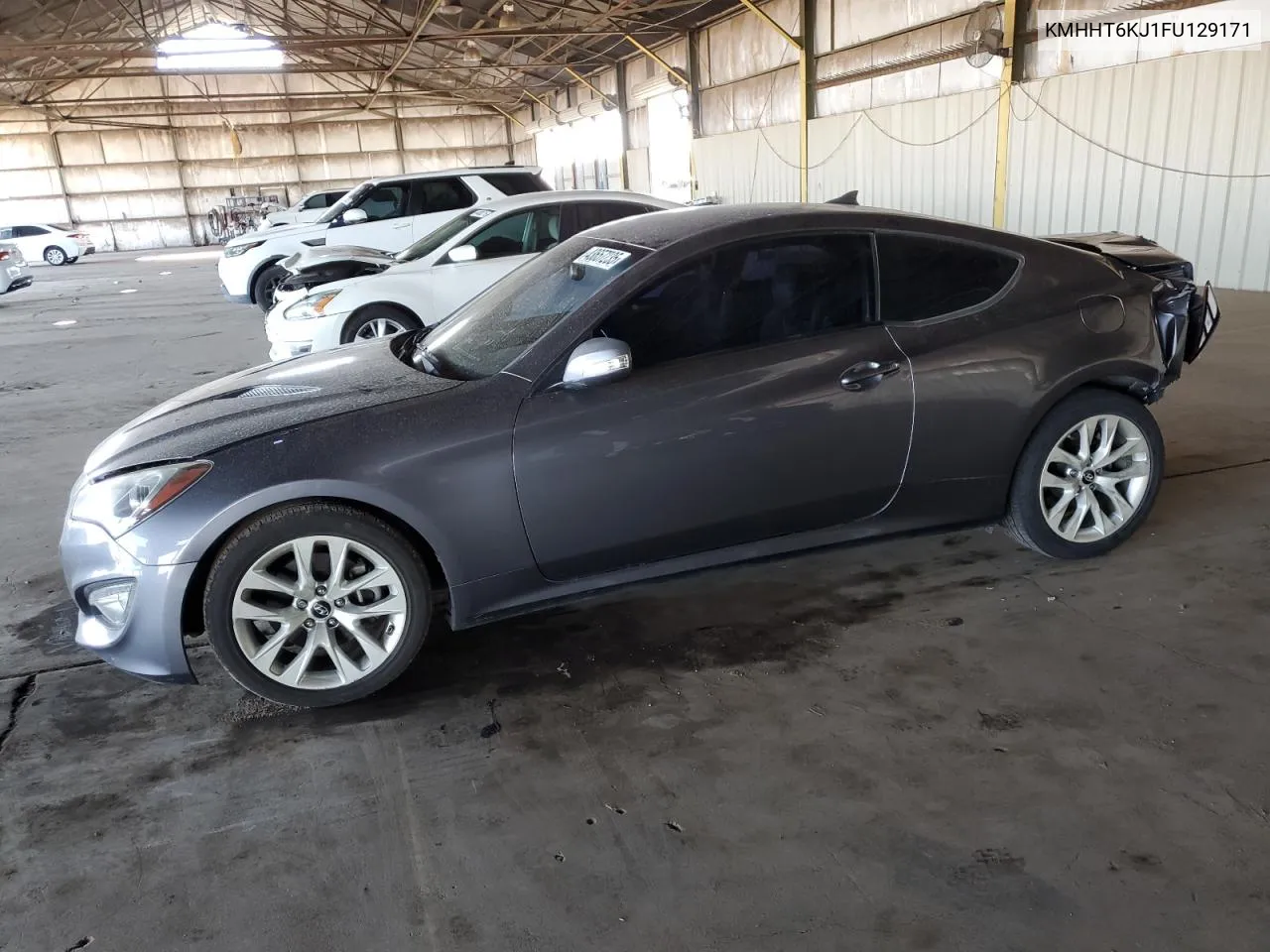 2015 Hyundai Genesis Coupe 3.8L VIN: KMHHT6KJ1FU129171 Lot: 43657235