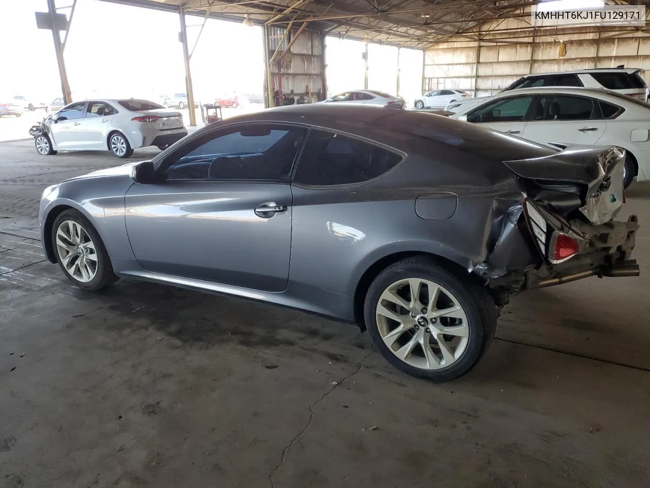 2015 Hyundai Genesis Coupe 3.8L VIN: KMHHT6KJ1FU129171 Lot: 43657235