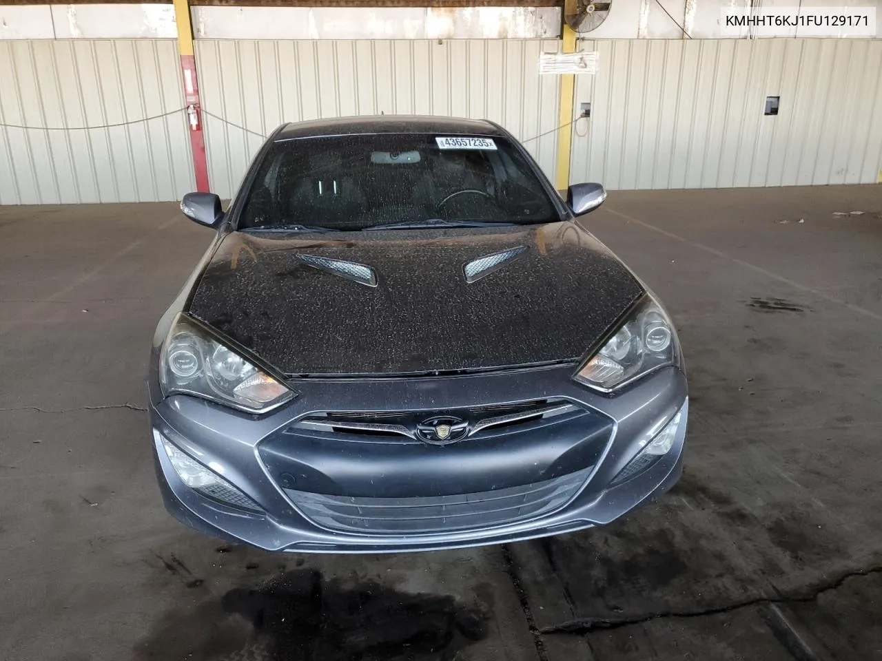 2015 Hyundai Genesis Coupe 3.8L VIN: KMHHT6KJ1FU129171 Lot: 43657235