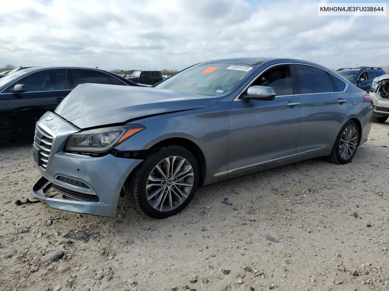 2015 Hyundai Genesis 3.8L VIN: KMHGN4JE3FU038644 Lot: 43924125