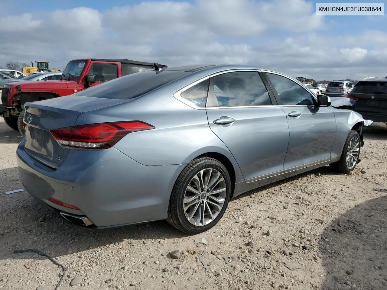 2015 Hyundai Genesis 3.8L VIN: KMHGN4JE3FU038644 Lot: 43924125