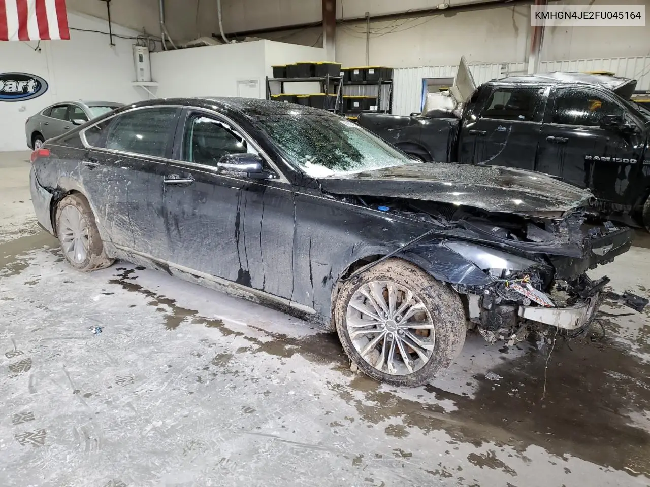 2015 Hyundai Genesis 3.8L VIN: KMHGN4JE2FU045164 Lot: 44938755