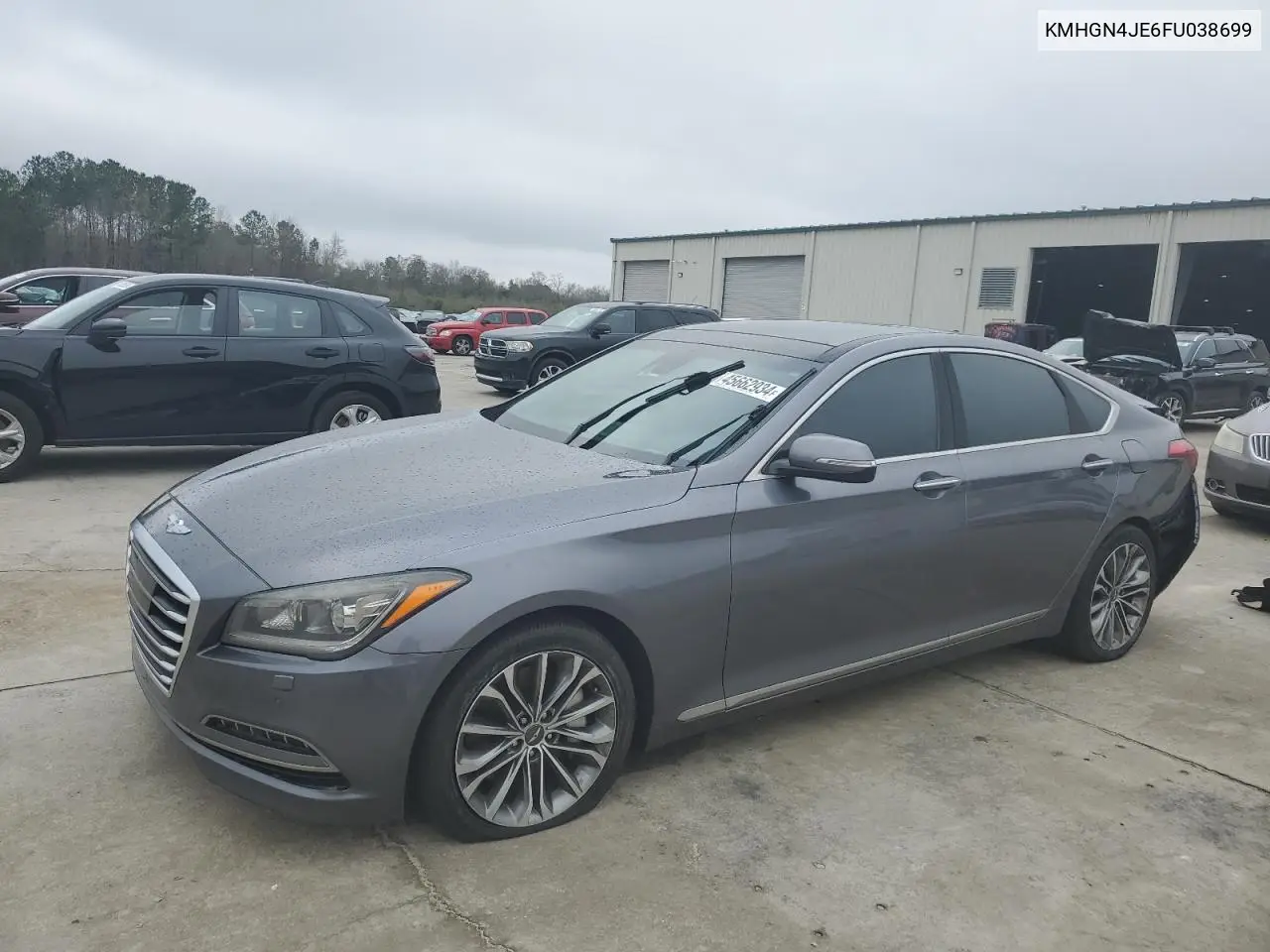 2015 Hyundai Genesis 3.8L VIN: KMHGN4JE6FU038699 Lot: 45662934