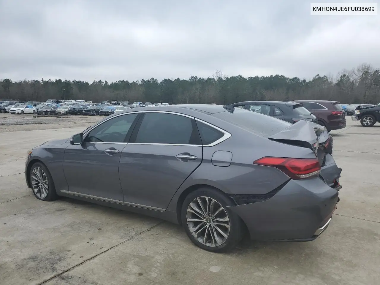 2015 Hyundai Genesis 3.8L VIN: KMHGN4JE6FU038699 Lot: 45662934