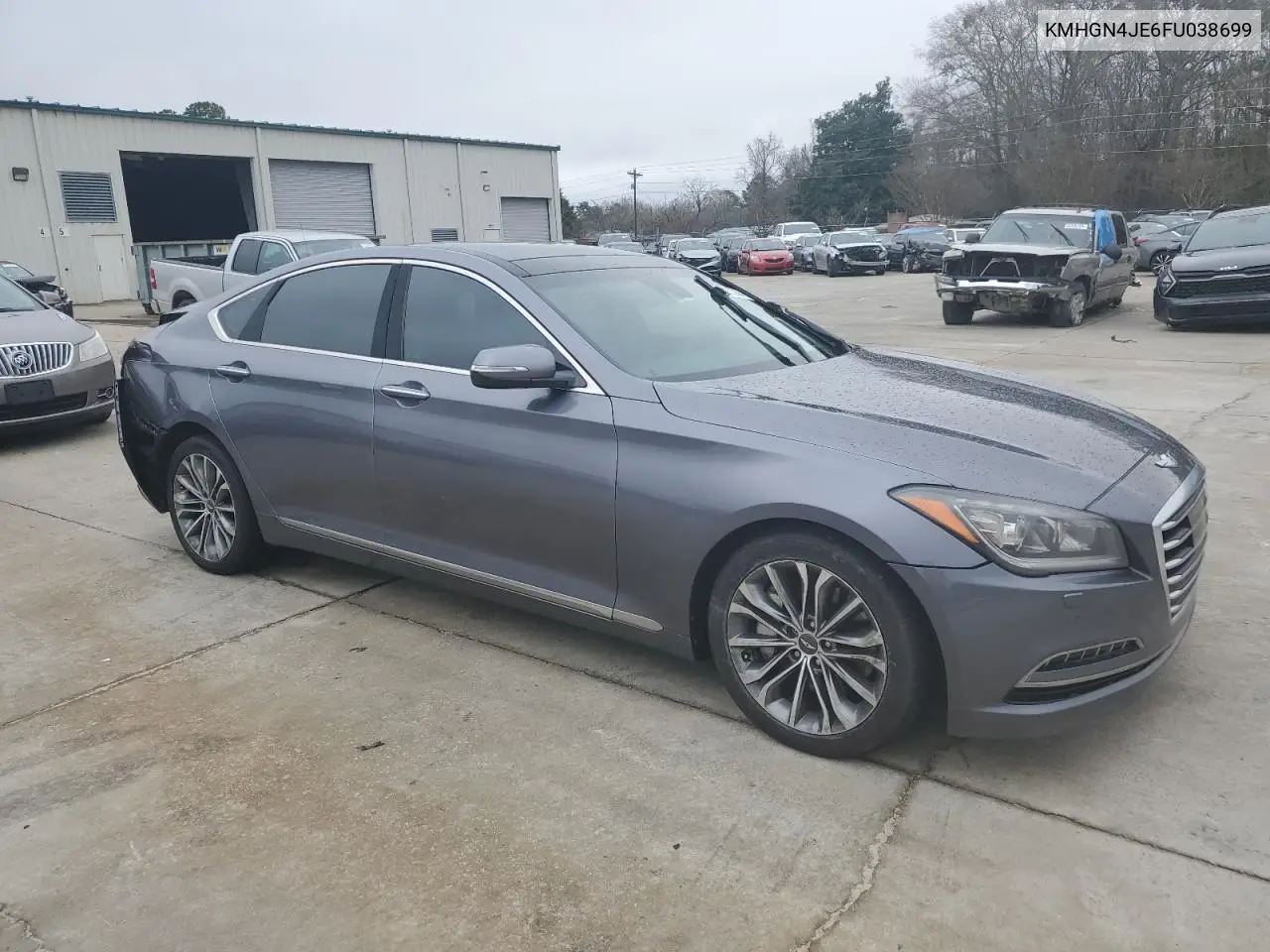 2015 Hyundai Genesis 3.8L VIN: KMHGN4JE6FU038699 Lot: 45662934