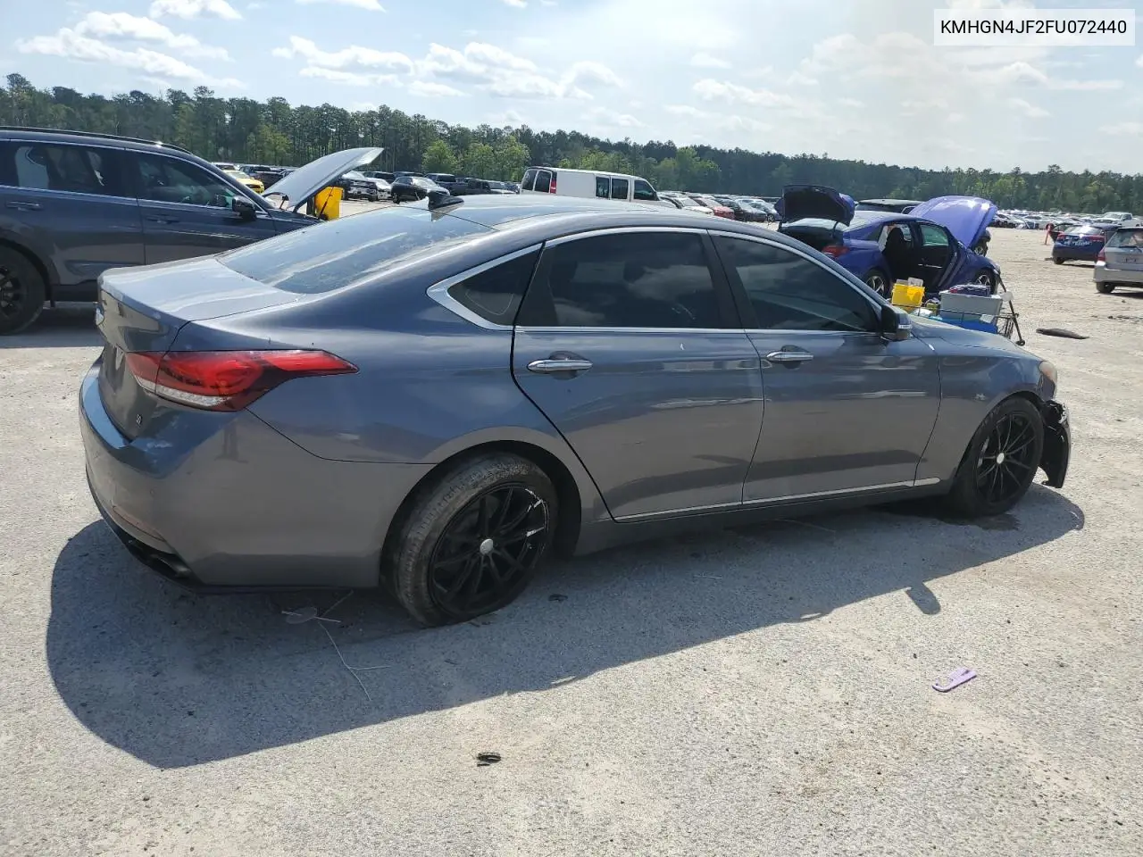 2015 Hyundai Genesis 5.0L VIN: KMHGN4JF2FU072440 Lot: 52410855