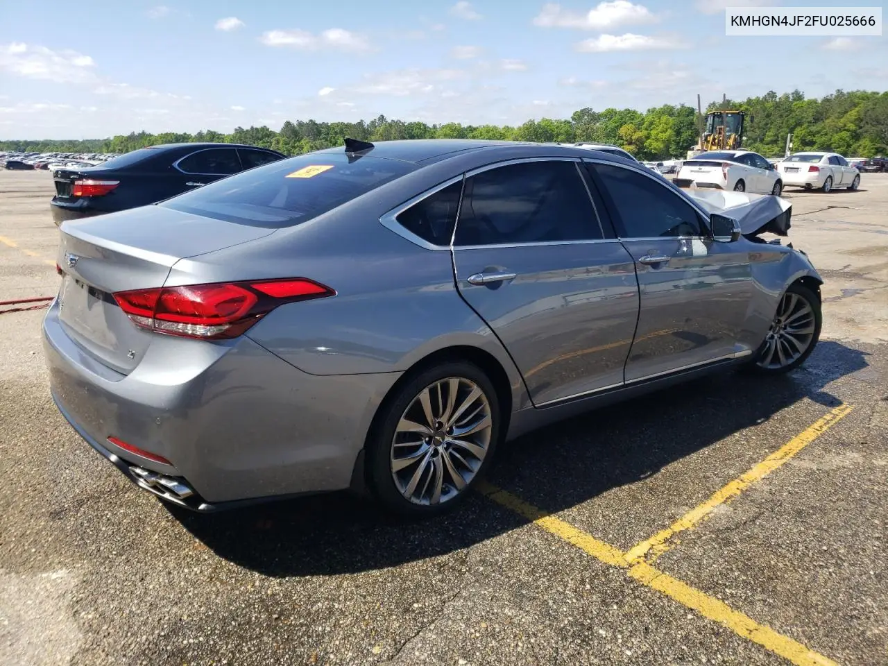 2015 Hyundai Genesis 5.0L VIN: KMHGN4JF2FU025666 Lot: 53066155