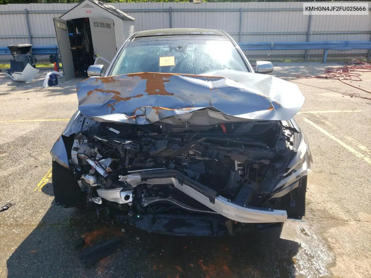 2015 Hyundai Genesis 5.0L VIN: KMHGN4JF2FU025666 Lot: 53066155