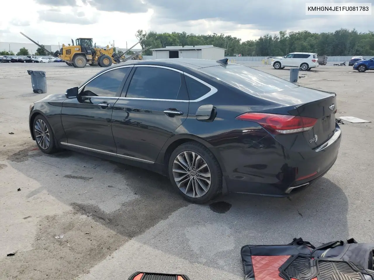 2015 Hyundai Genesis 3.8L VIN: KMHGN4JE1FU081783 Lot: 56362395